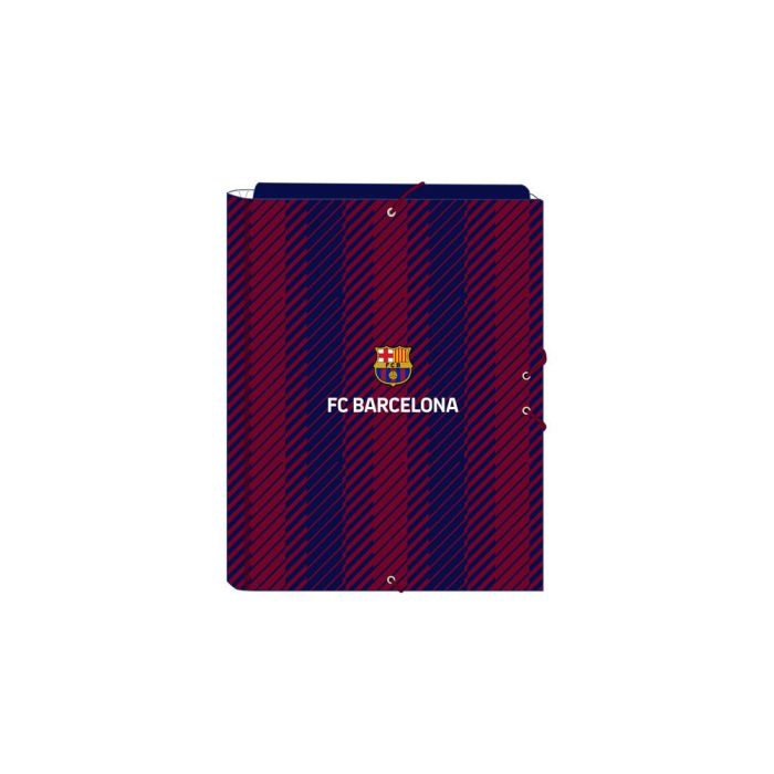 Carpeta Carton Folio Gomas Solapas Safta F.C. Barcelona