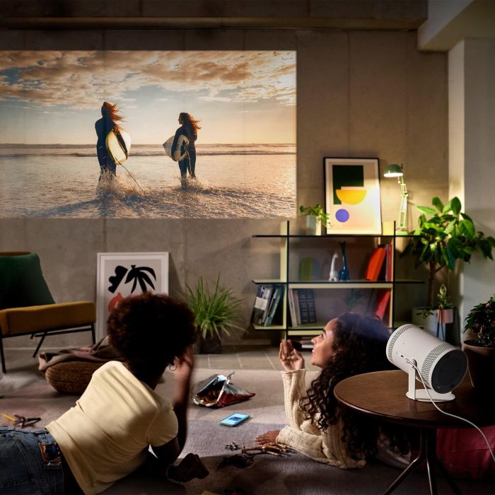 Samsung SP-LFF3CLAX Proyector inteligente The Freestyle 2. Gen DLP/LED Full HD (1920x1080) 550 Lm HDR10+ Tizen Wi-Fi 1 Samsung SP-LFF3CLAX Proyector inteligente The Freestyle 2. Gen DLP/LED Full HD (1920x1080) 550 Lm HDR10+ Tizen Wi-Fi 1