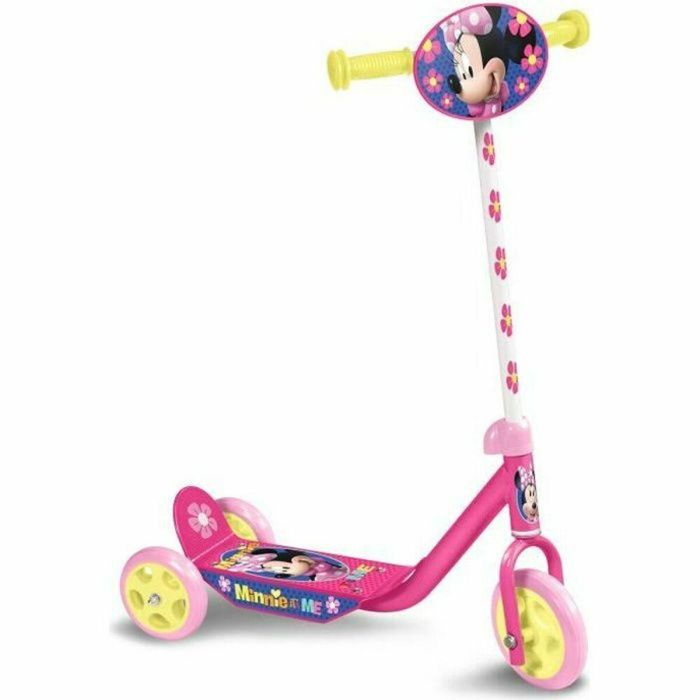 Disney Scooter de 3 Ruedas Minnie, Altura Regulable, Bandeja Antideslizante, Manijas Anti-Pellizcos, Ruedas de PVC para Niños 0 Disney Scooter de 3 Ruedas Minnie, Altura Regulable, Bandeja Antideslizante, Manijas Anti-Pellizcos, Ruedas de PVC para Niños 0