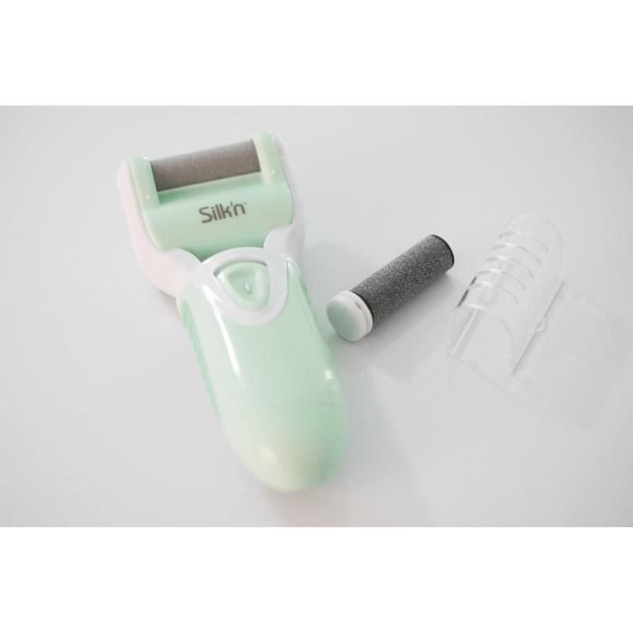 Silk'n - Micropedi húmedo y seco - Romatero eléctrico anti -gallo - 2 rodillos incluidos 2 Silk'n - Micropedi húmedo y seco - Romatero eléctrico anti -gallo - 2 rodillos incluidos 2