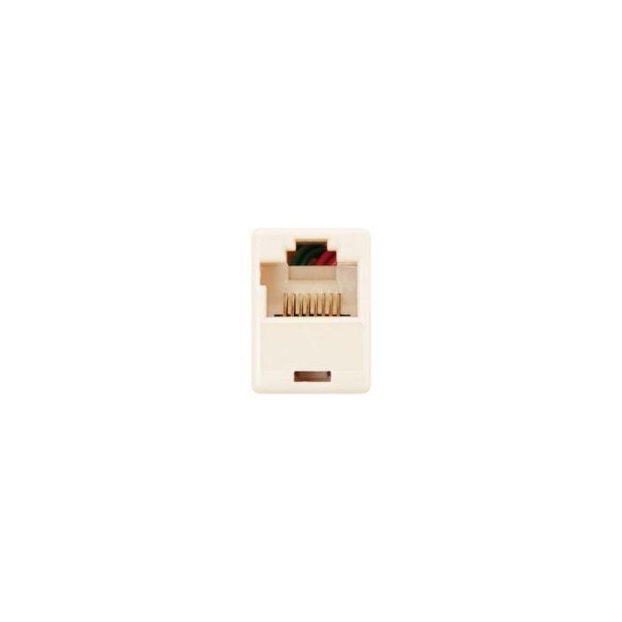 Nanocable 10.21.0401-OEM Adaptador Empalme RJ45 CAT5e UTP Hembra/Hembra Beige para Alargar Conexión de Red 1 Nanocable 10.21.0401-OEM Adaptador Empalme RJ45 CAT5e UTP Hembra/Hembra Beige para Alargar Conexión de Red 1