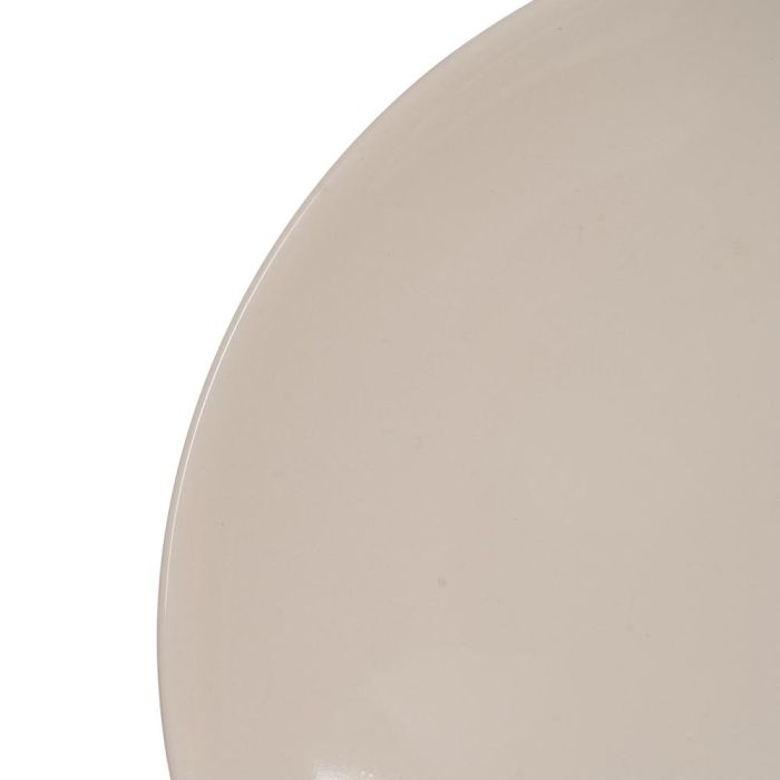 Plato Postre Crema Stoneware Cocina 20 X 20 X 2,50 cm