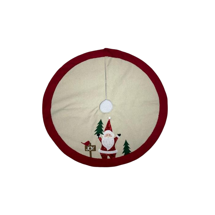 Base Arbol Navidad Tradicional DKD Home Decor Crema Rojo 90 x 2 x 90 cm 0 Base Arbol Navidad Tradicional DKD Home Decor Crema Rojo 90 x 2 x 90 cm 0