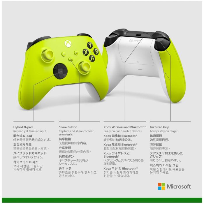 MICROSOFT Mando Inalámbrico Xbox Electric Volt para Xbox Series X/S, Xbox One, PC, Android y iOS 7 MICROSOFT Mando Inalámbrico Xbox Electric Volt para Xbox Series X/S, Xbox One, PC, Android y iOS 7