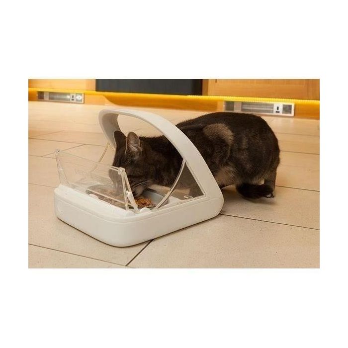 SUREFEED Dispensador de comida con chips electrónicos blancos para gatos y perros: para comida seca o comida húmeda 4 SUREFEED Dispensador de comida con chips electrónicos blancos para gatos y perros: para comida seca o comida húmeda 4
