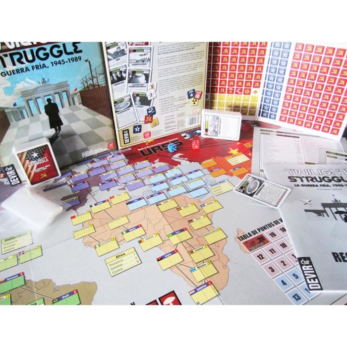 Devir Juego Mesa Twilight Struggle: La Guerra Fría Juego Estratégico para 2 Jugadores 2 Devir Juego Mesa Twilight Struggle: La Guerra Fría Juego Estratégico para 2 Jugadores 2