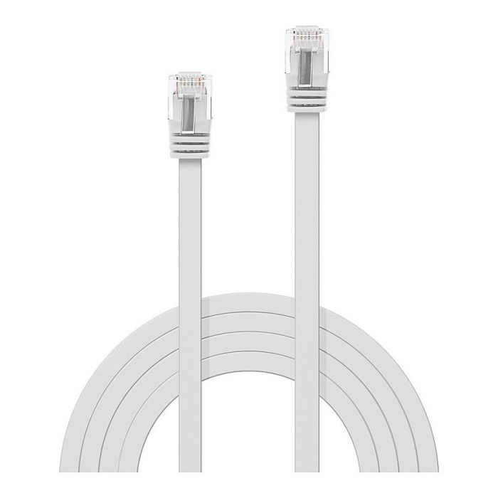 LINDY Cable de Red Patch Cat6 Plano U/UTP Blanco 5m (47504)