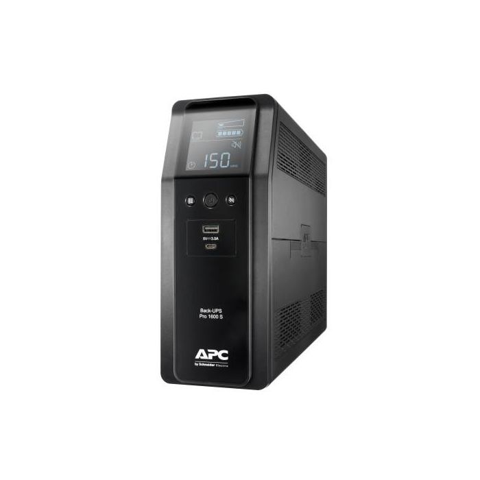 APC BR1600SI Sistema Alimentación Ininterrumpida (UPS) Línea Interactiva 1.6 kVA 960 W, 8 Salidas AC 1