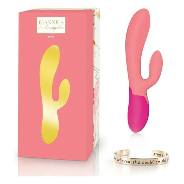 Vibrador Doble Estimulación Rianne S Essentials Xena Rabbit Coral Rosa Vibrador Doble Estimulación Rianne S Essentials Xena Rabbit Coral Rosa