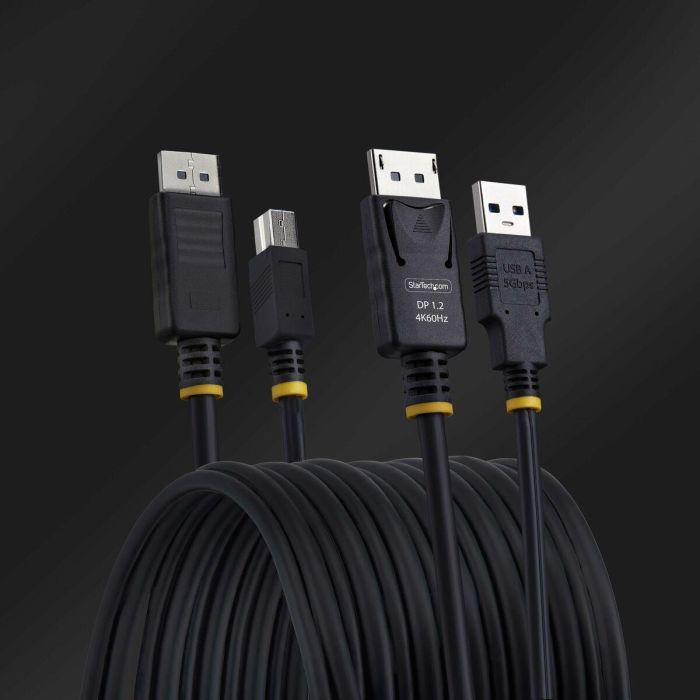 Cable adaptador Startech DU12210-KVM-CABLE Negro 2 Cable adaptador Startech DU12210-KVM-CABLE Negro 2