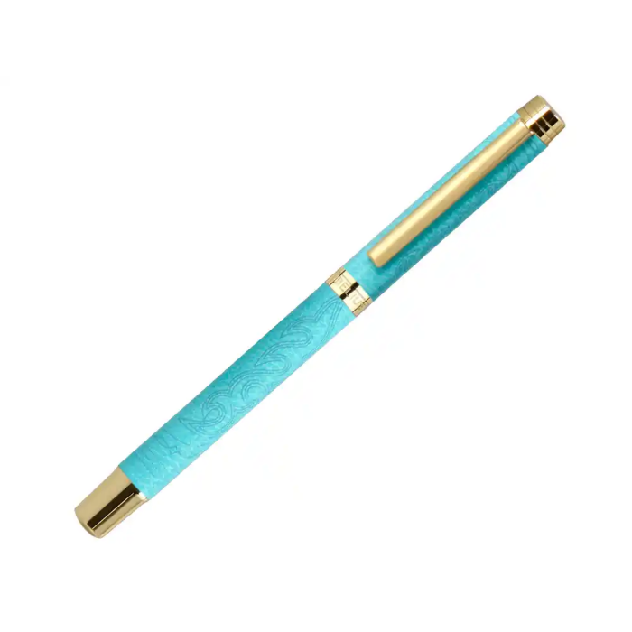 Belius Roller Wild West Turquesa Dorado Tinta Negra Caja de Diseño 7