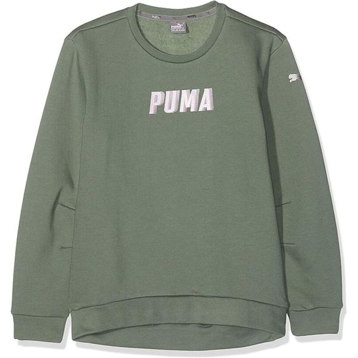 Sudadera sin Capucha Niña Puma Oliva 31 Sudadera sin Capucha Niña Puma Oliva 31