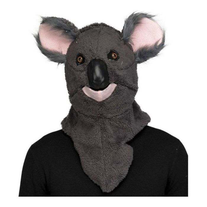 Máscara koala con mandíbula móvil talla única Máscara koala con mandíbula móvil talla única