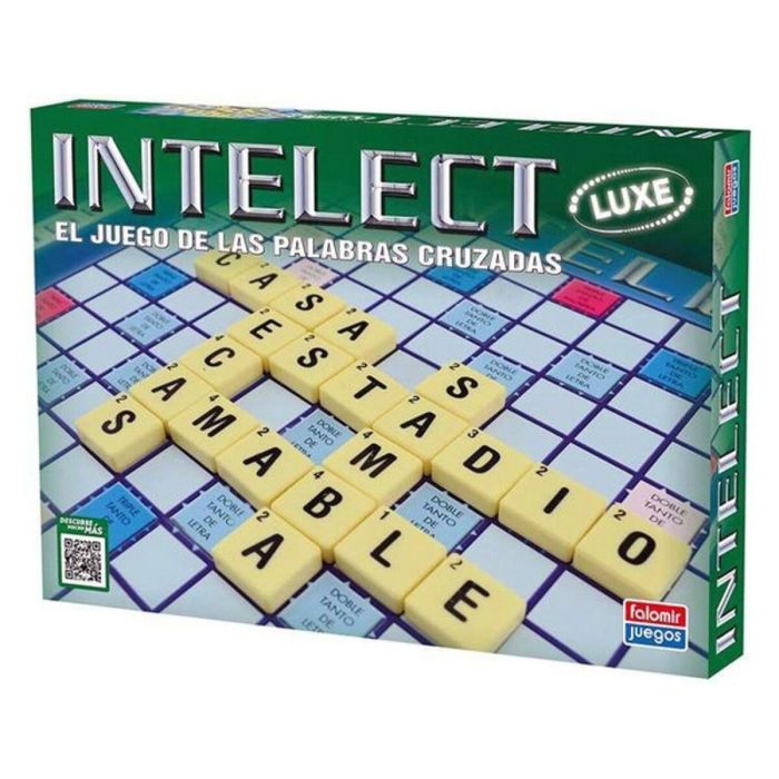 Falomir Juego de Mesa Intelect Deluxe Estratégico para 2 Jugadores | Ideal para Niños +7 Años | Fichas y Tablero de Madera/Cartón Falomir Juego de Mesa Intelect Deluxe Estratégico para 2 Jugadores | Ideal para Niños +7 Años | Fichas y Tablero de Madera/Cartón