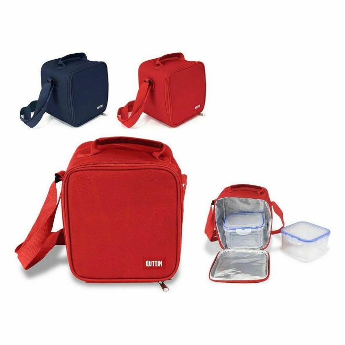 Bolsa Térmica Quttin Fiambrera Cuadrada 17 x 17 x 16,56 cm (8 Unidades) 2 Bolsa Térmica Quttin Fiambrera Cuadrada 17 x 17 x 16,56 cm (8 Unidades) 2