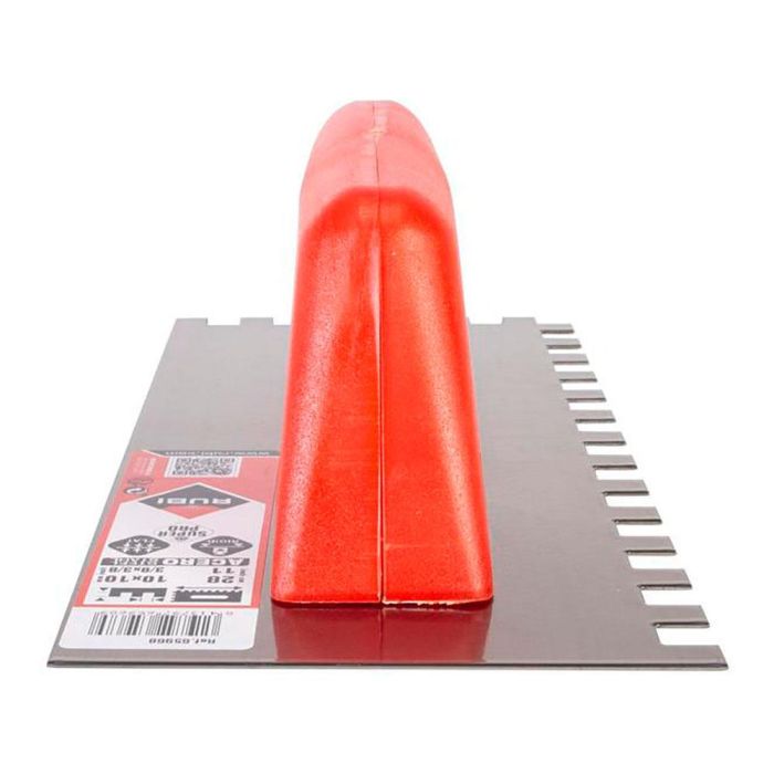 Rubi R65968 Peine de acero 28cm mango plástico cerrado 10x10mm para alicatar cerámica 1