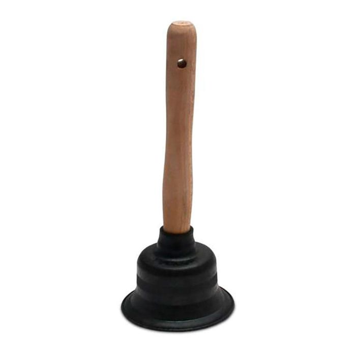 Rubi R88550 Desatascador grande con mango de madera, caucho reciclable para fregaderos, lavamanos e inodoros
