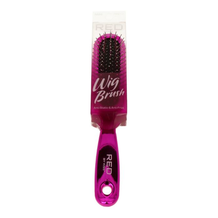 Red Kiss Cepillo Antiestático de Acero Inoxidable para Pelucas y Extensiones Pequeño