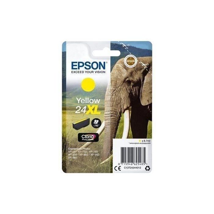 Epson Claria Photo HD Ink Cartucho Amarillo 24XL