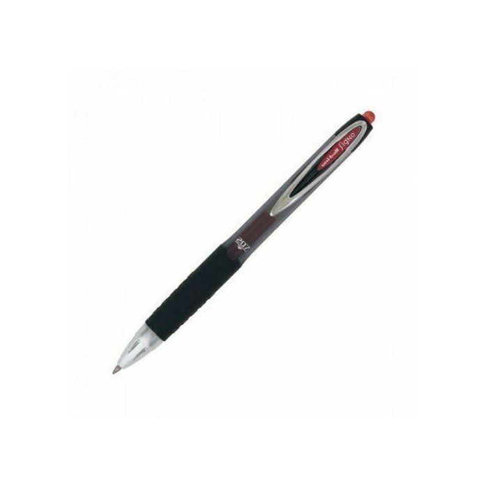 Uniball Rollerball Signo Umn-207E Retráctil 0.7 mm Rojo Caja 12 Ud
