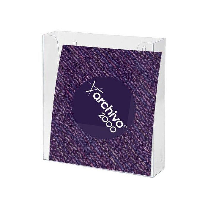 Archivo 2000 Portafolletos Mural Premium Espesor 3 mm Din A5 Vertical 45x175x180 mm