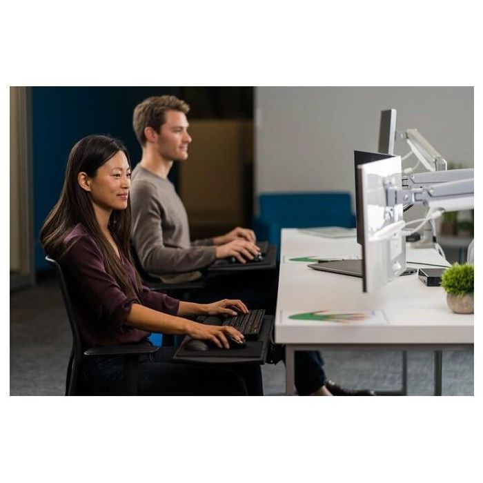 Kensington SmartFit Brazo para Monitor 13-32" con 2 pantallas, 6 articulaciones, máx. 9kg, Gris 7