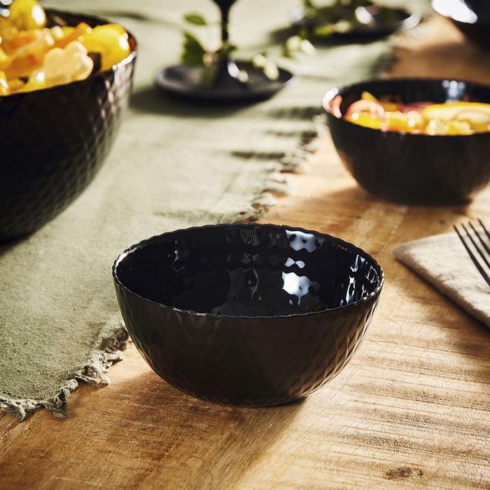 Bol para Aperitivos Luminarc Pampille Noir Negro (24 Unidades) 4