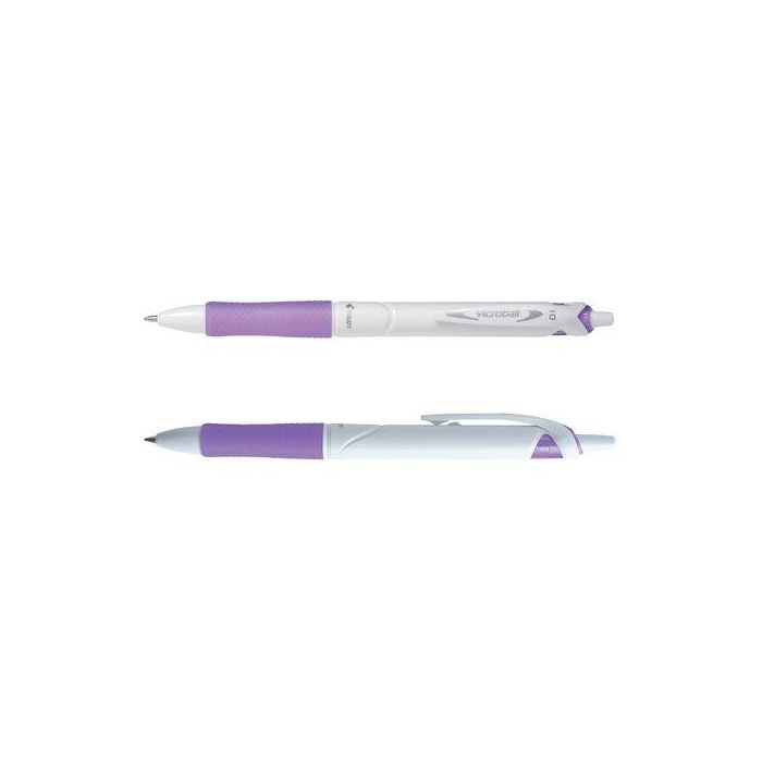 Boligrafo Pilot Acroball White Violeta 10 unidades