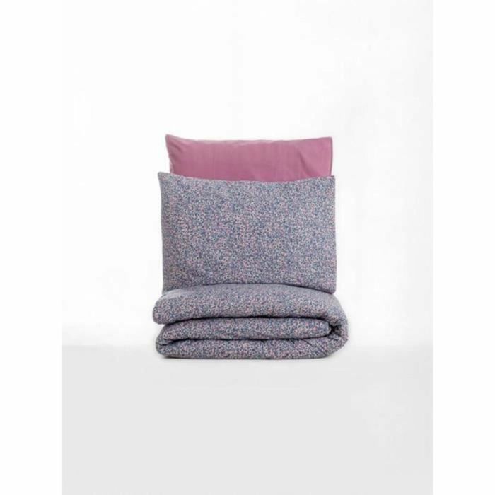 Juego de Cama 220x240 cm + 2 Fundas Almohada 60x60 cm - 100% Algodón - Rosa - ASI8683742885900 2