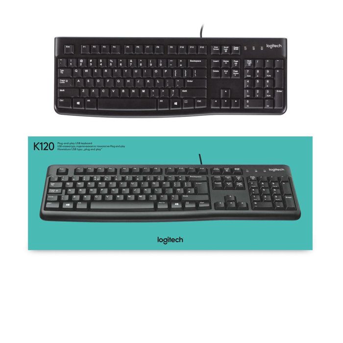 Teclado Logitech 920-002482 Negro Qwerty Español AZERTY 1