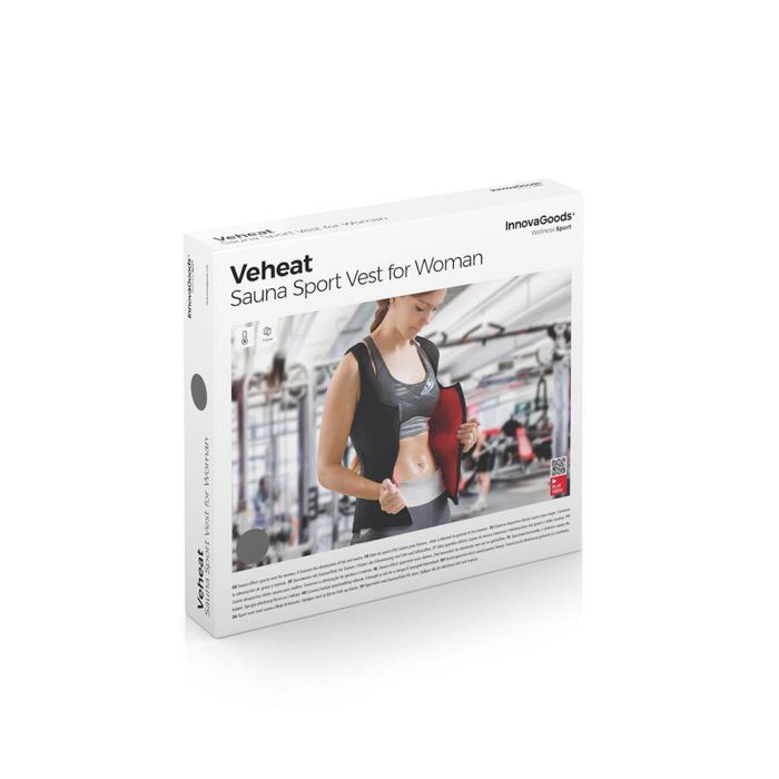 Chaleco deportivo con efecto sauna para mujer veheat XL v0103431 innovagoods 5 Chaleco deportivo con efecto sauna para mujer veheat XL v0103431 innovagoods 5