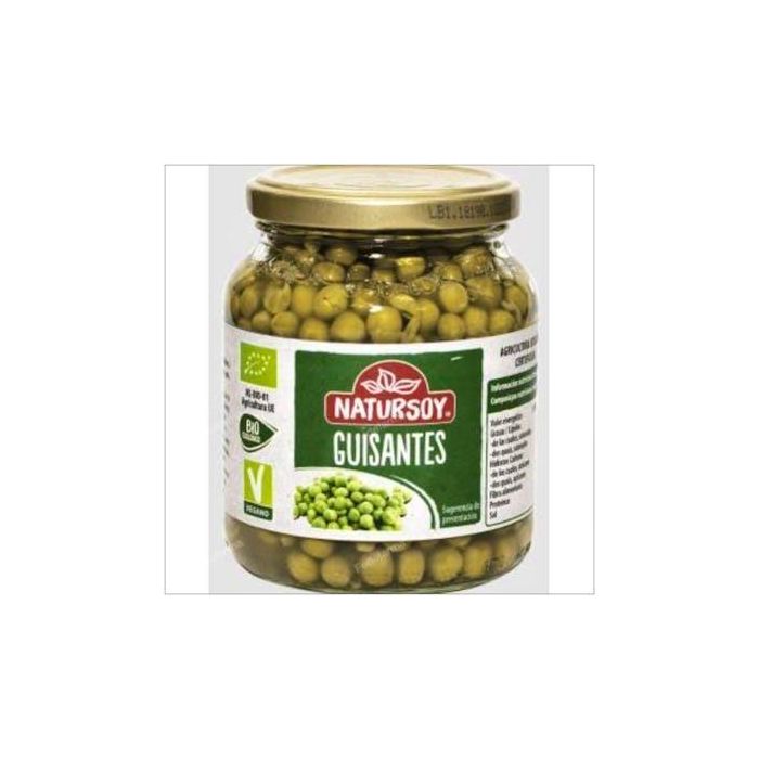 NATURSOY Guisantes ecológicos en conserva 350g