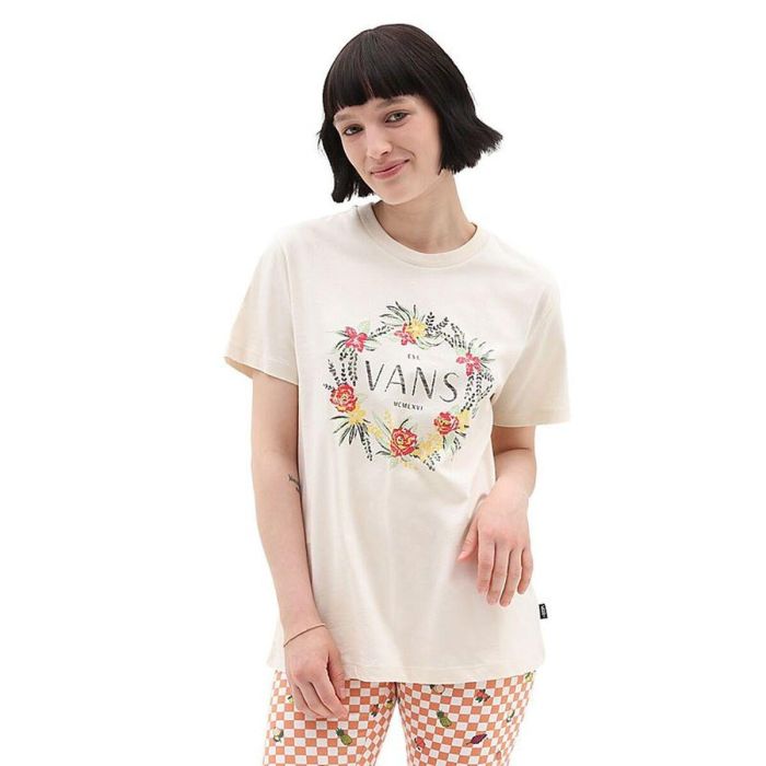 Camiseta de Manga Corta Mujer Vans Wreath Of Flowers Bff Tee-B 0 Camiseta de Manga Corta Mujer Vans Wreath Of Flowers Bff Tee-B 0
