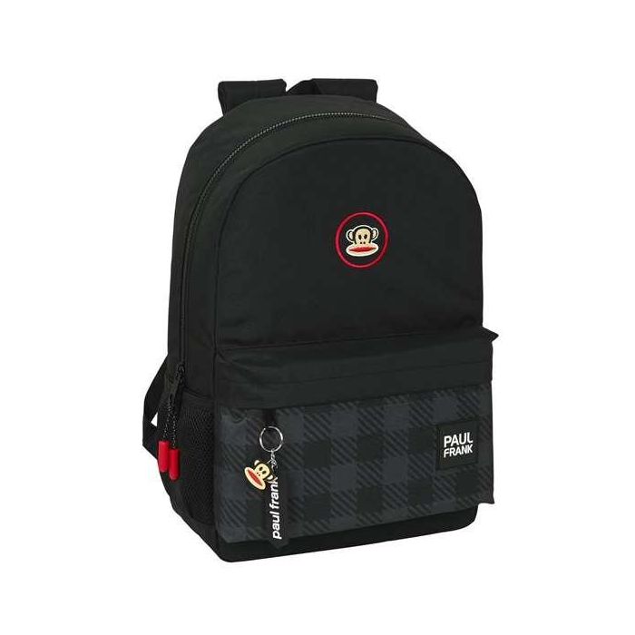 Mochila Escolar Paul Frank Campers Negro (30 x 46 x 14 cm)