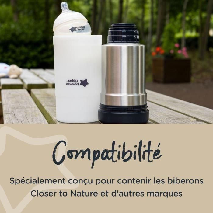 TOMMEE TIPPEE Thermos Travel - Calentador de biberones para bebés 4