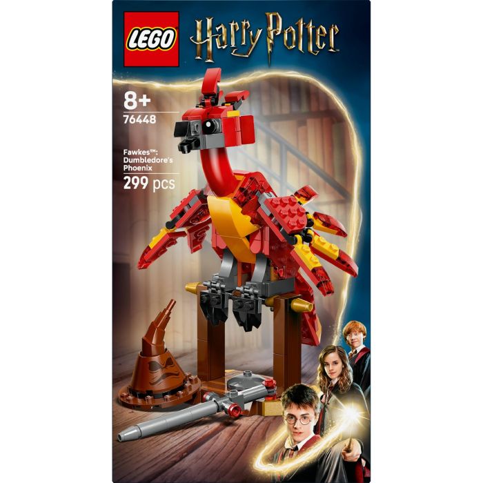 LEGO 76448 Harry Potter Fawkes Fénix de Dumbledore Set de Construcción Figura Articulada 16