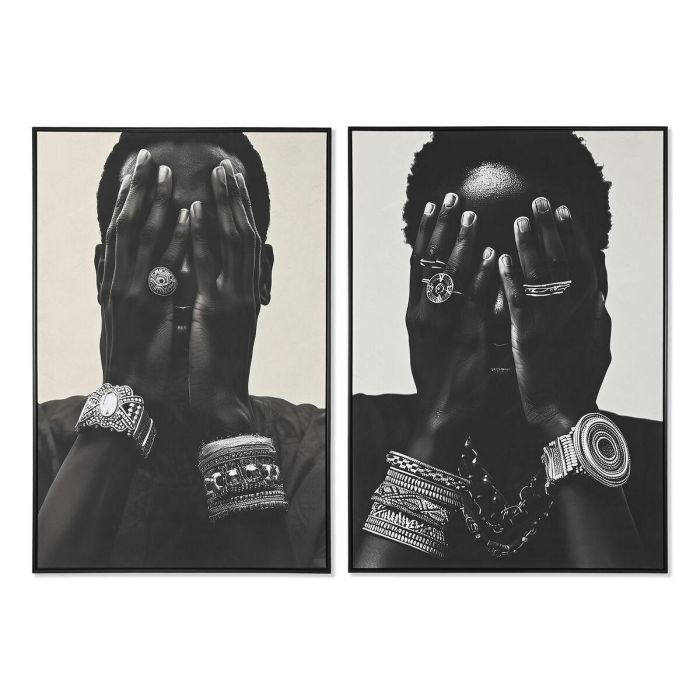 Lienzo Home ESPRIT Poliestireno Lienzo 103 x 4,5 x 143 cm