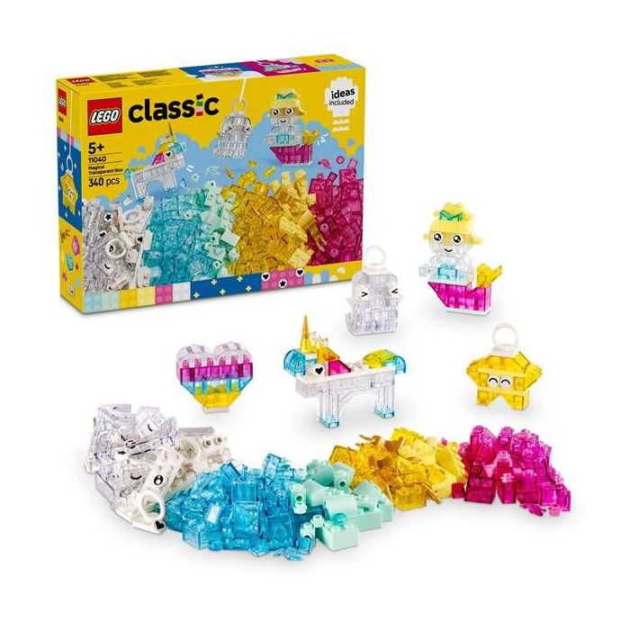 Juego de construccion caja de magia transparente lego classic 3 Juego de construccion caja de magia transparente lego classic 3