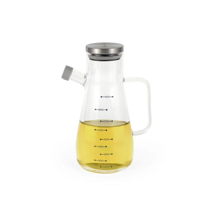La Mediterran Aceitera de Borosilicato con Tapa de Acero Inoxidable 900ml - 16x10.8x22.2 cm 7