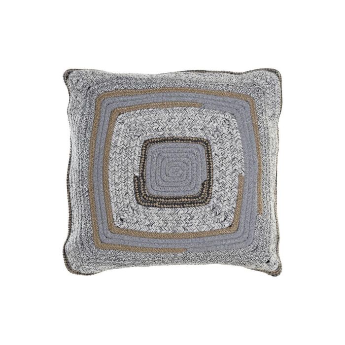 Cojin Boho DKD Home Decor Gris Natural 10 x 40 x 40 cm