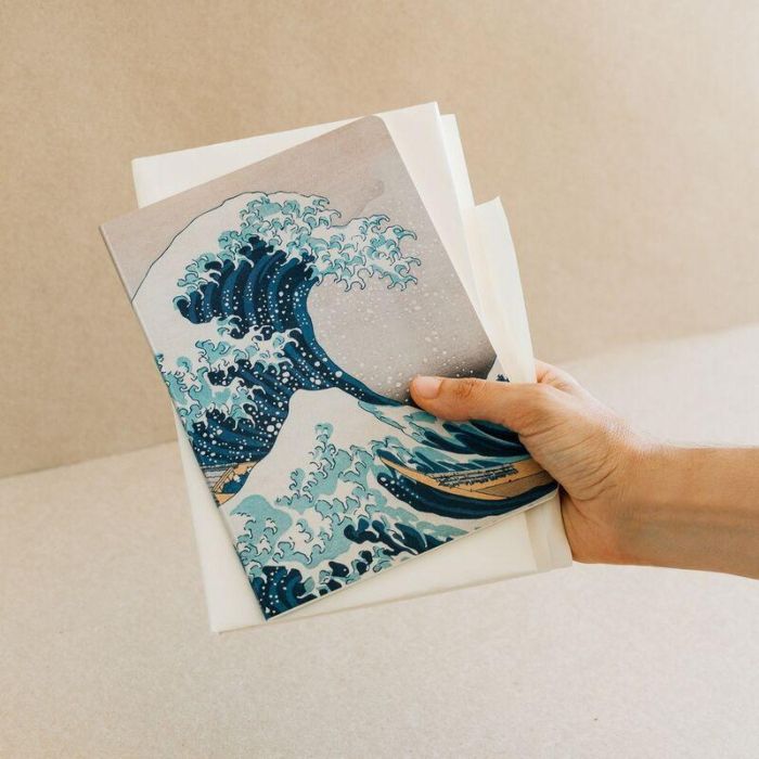 Set 3 cuadernos A5 La Gran Ola de Kanagawa Hokusai 2 Set 3 cuadernos A5 La Gran Ola de Kanagawa Hokusai 2