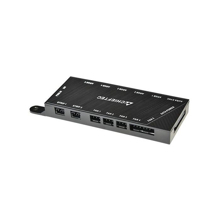 Caja Semitorre ATX/mATX Chieftec GS-01B-OP Blanco Negro 20