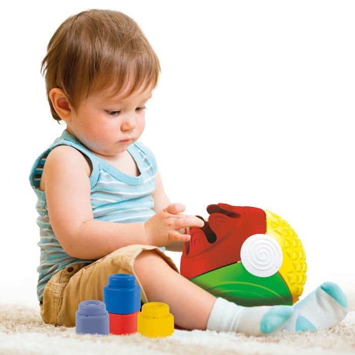 Clementoni Pelota Sensorial 17689 Clemmy con Bloques Blanditos para Bebés +6 Meses 3