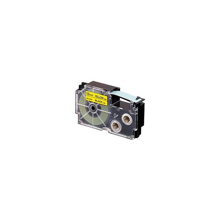 Casio Cinta Para Etiquetadora 8M X 12 mm Negro-Amarillo Casio Cinta Para Etiquetadora 8M X 12 mm Negro-Amarillo