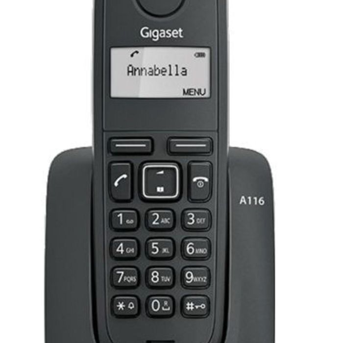 Teléfono Inalámbrico Gigaset A116/ Negro 2 Teléfono Inalámbrico Gigaset A116/ Negro 2