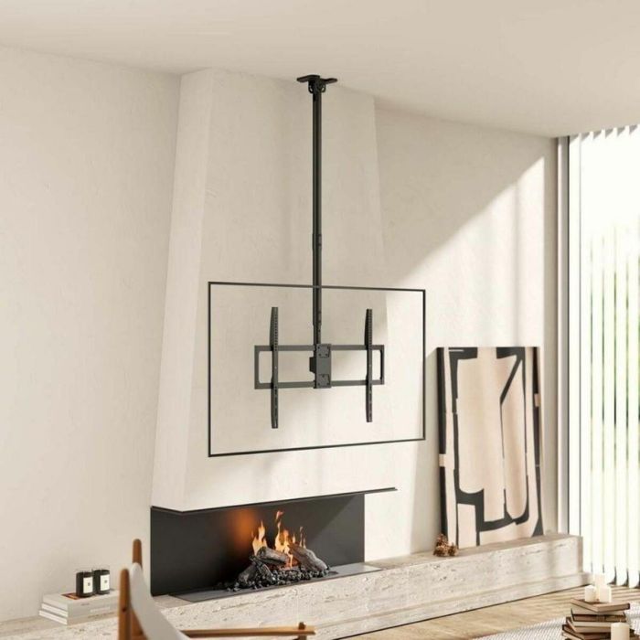 AISENS CT100TSLE-393 Soporte de Techo Profesional para TV 50-100" hasta 80kg, Giratorio/Inclinable/Extensible, VESA 800x600 2