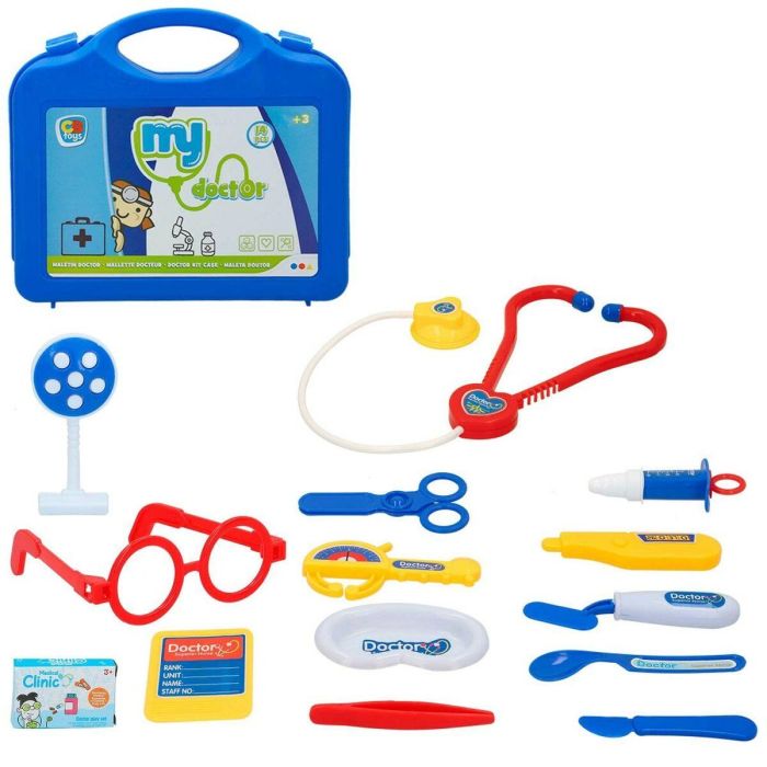 Maletín Médico de Juguete con Accesorios Colorbaby My Doctor 14 Piezas (12 Unidades) 2