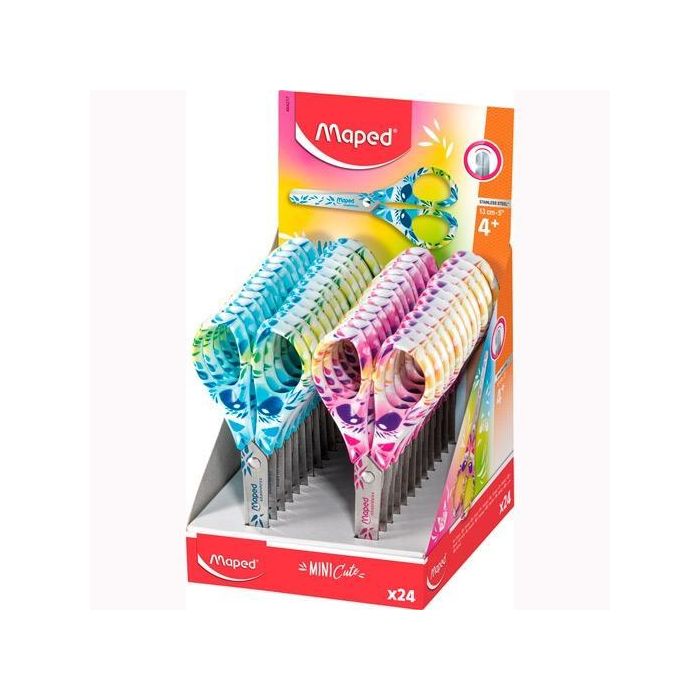 Maped Tijeras Mini Cute 13 cm Surtido Multicolor 24 Unidades