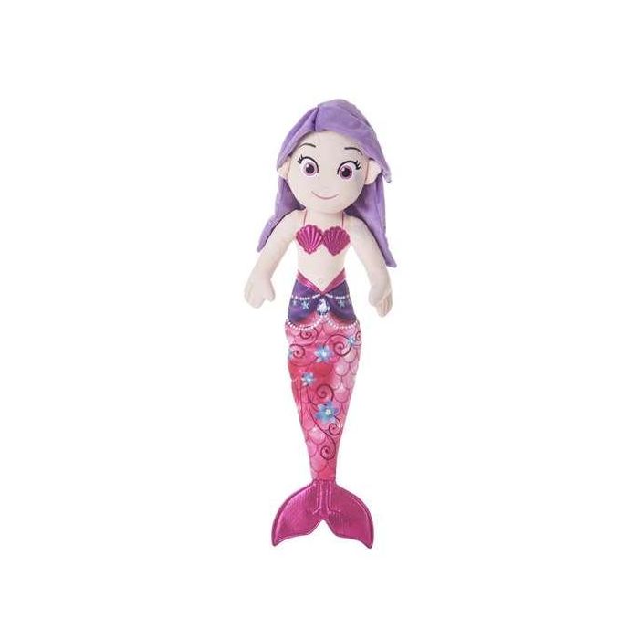 Creaciones Llopis Sirenita Joy, Muñeca Sirena de Peluche 38 cm, Disponible en 4 Colores, Material Poliéster Creaciones Llopis Sirenita Joy, Muñeca Sirena de Peluche 38 cm, Disponible en 4 Colores, Material Poliéster