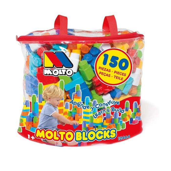 Molto Bolsa Blocks 150 Piezas Construcción Juguete Infantil